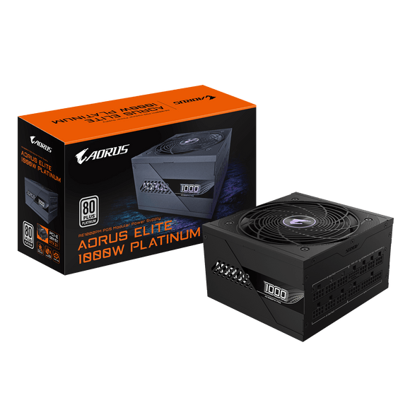 Gigabyte AORUS Elite P1000W ATX 3.1 - 1000w - 80 Plus Platinum GP-AE1000PM PG5 - ESP-Tech