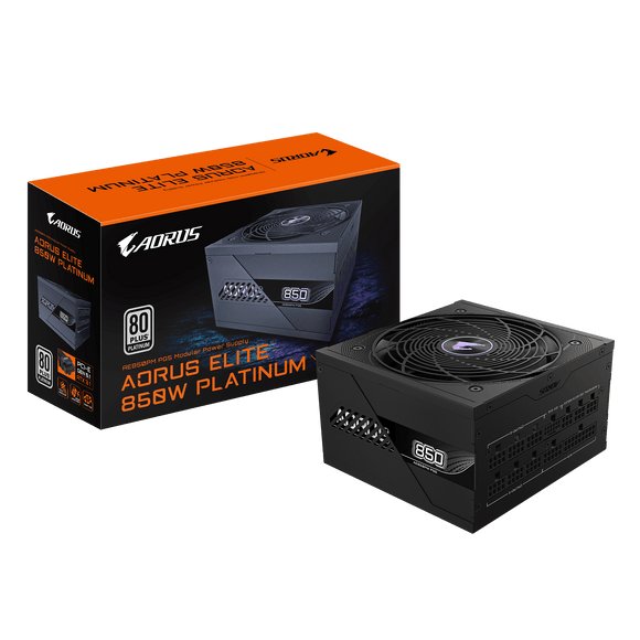 Gigabyte AORUS Elite P850W ATX 3.1 - 850w - 80 Plus Platinum GP-AE850PM PG5 - ESP-Tech
