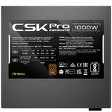 Antec Cuprum Strike CSK1000 Pro ATX 3.1 - 1000w - 80 Plus Bronze 0-761345-20073-8 - ESP-Tech