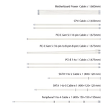 Asus TUF Gaming 1000G White ATX 3.0 - 1000W - 80 Plus Gold 90YE00S5-B0NA00 - ESP-Tech