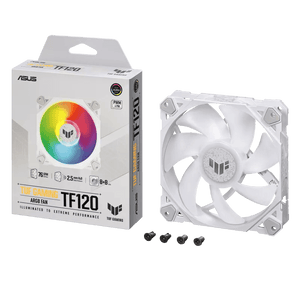 Asus TUF Gaming TF120 ARGB Fan White Edition - Single Pack 90DA0033-B09000 - ESP-Tech