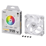 Asus TUF Gaming TF120 ARGB Fan White Edition - Single Pack 90DA0033-B09000 - ESP-Tech