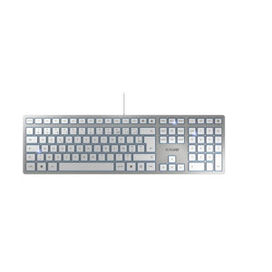 Cherry KC 6000 Slim Blanc/Argenté FR - JK-1600FR-1 - ESP-Tech