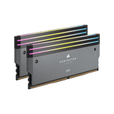 Corsair Dominator Titanium RGB DDR5 - 64 Go (2 x 32 Go) - 6000 MT/s C30 - AMD EXPO - Gris CMP64GX5M2B6000Z30 - ESP-Tech