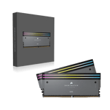 Corsair Dominator Titanium RGB DDR5 - 64 Go (2 x 32 Go) - 6000 MT/s C30 - AMD EXPO - Gris CMP64GX5M2B6000Z30 - ESP-Tech