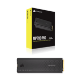 Corsair MP700 Pro - 1 tot PCIe 5.0 x4 nvme M.2 met koeler