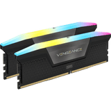 Corsair Vengeance RGB DDR5 - 64 Go (2 x 32 Go) - 6600 MT/s C32 - Intel XMP 3.0 - Noir CMH64GX5M2B6600C32 - ESP-Tech