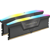 Corsair Vengeance RGB DDR5 - 64 Go (2 x 32 Go) - 6000 MT/s C40 - AMD EXPO - Gris CMH64GX5M2B6000Z40 - ESP-Tech