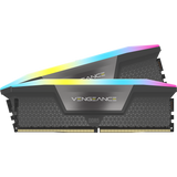 Corsair Vengeance RGB DDR5 - 64 Go (2 x 32 Go) - 6000 MT/s C40 - AMD EXPO - Gris CMH64GX5M2B6000Z40 - ESP-Tech