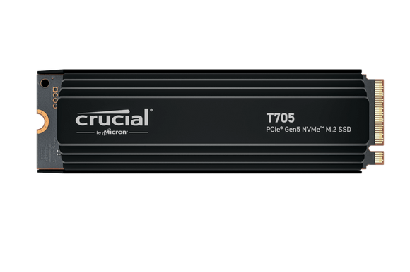 Crucial® T705 - 2 To PCIe Gen5 NVMe M.2 SSD avec dissipateur thermique CT2000T705SSD5 - ESP-Tech