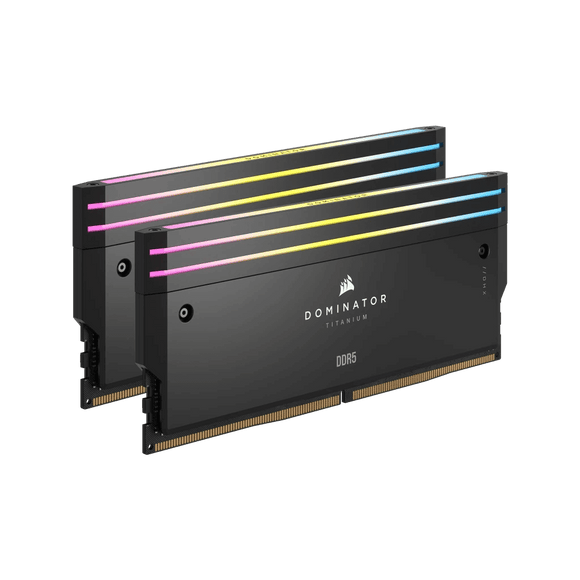 Corsair Dominator Titanium RGB DDR5 - 48 Go (2 x 24 Go) - 7000 MT/s C36 - Intel XMP 3.0 - Noir CMP48GX5M2B7000C36 - ESP-Tech