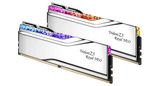 G.Skill Trident Z5 Royal Neo Silver RGB DDR5 - 48 Go (2 x 24 Go) - 8000 MHz - C40 F5-8000J4048G24GX2-TR5NS - ESP-Tech
