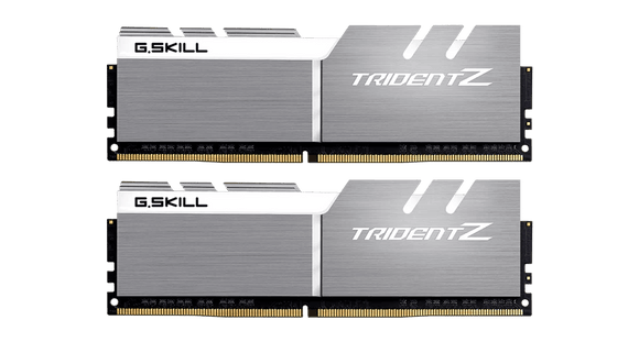 G.Skill Trident Z DDR4 - Kit 32 Go (2 x 16 Go) - 3200 MHz - C16 - Silver/White F4-3200C16D-32GTZSW - ESP-Tech