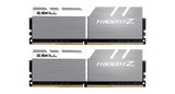 G.Skill Trident Z DDR4 - Kit 32 Go (2 x 16 Go) - 3200 MHz - C16 - Silver/White F4-3200C16D-32GTZSW - ESP-Tech