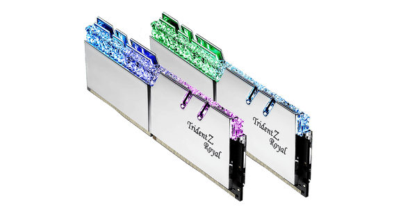 G.Skill Trident Z Royal Silver RGB DDR4 - 32 Go (2 x 16 Go) - 4000 MHz - C18 F4-4000C18D-32GTRS - ESP-Tech