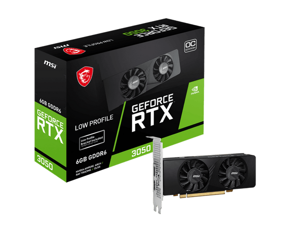 MSI GeForce® RTX 3050 LP 6G OC