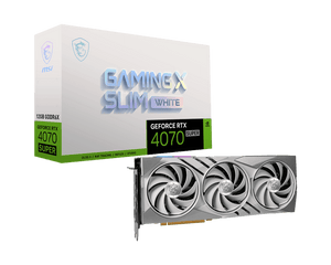 MSI GeForce® RTX 4070 Super Gaming X Slim 12G White 912-V513-656 - ESP-Tech