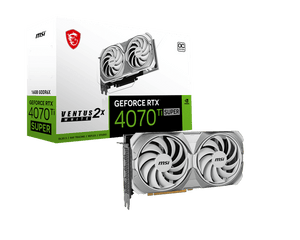 MSI GeForce® RTX 4070 Ti Super Ventus 2X 16G OC White 912-V513-660 - ESP-Tech