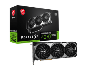 MSI GeForce® RTX 4070 Ti Super Ventus 3X 16G OC 912-V513-614 - ESP-Tech