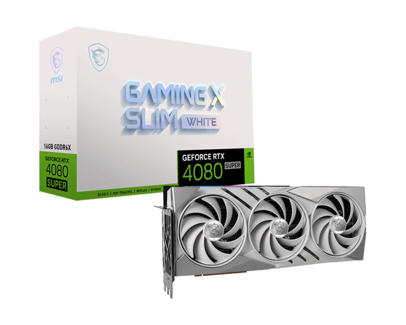 MSI GeForce® RTX 4080 Super Gaming X Slim 16G White