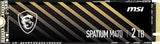 MSI Spatium M470 Pro - PCIe 4.0 NVMe M.2 - 2 To