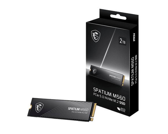 MSI Spatium M560 - 2 To PCIe 5.0 NVMe M.2 SSD