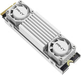PNY CS3150 - 2 To M.2 NVMe SSD avec dissipateur thermique Blanc