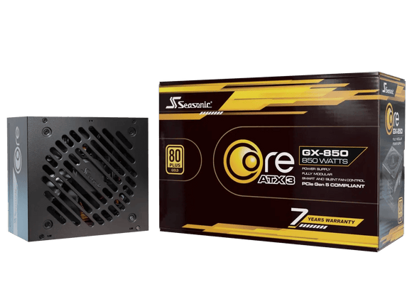 Seasonic Core GX-850 ATX 3.1 - 850w - 80 Plus Gold SRP-CGX851-A5A32SF - ESP-Tech