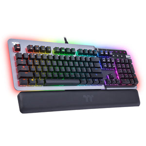 ThermalTake Argent K5 RGB - Cherry MX Silver - Argenté FR - GKB-KB5-SSSRFR-01 - ESP-Tech