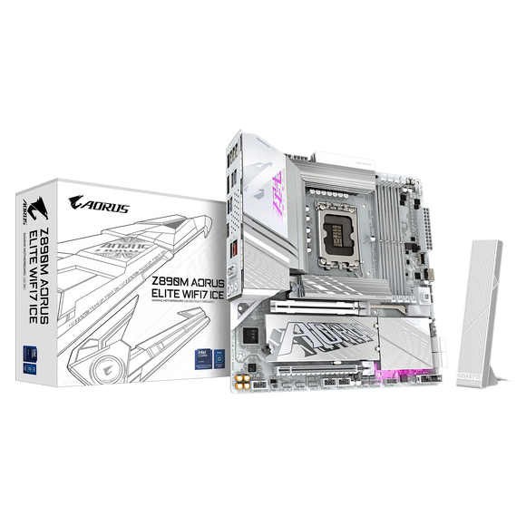 Gigabyte Z890M AORUS Elite Wifi7 Ice Z890M A ELITE WF7 ICE - ESP-Tech