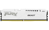 Kingston Fury™ Beast DDR5 - 32 Go (2 x 16 Go) - 6000 MT/s C40 - Intel XMP 3.0 - Blanc KF560C40BWK2-32 - ESP-Tech