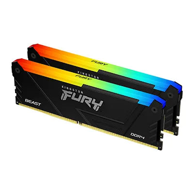 Kingston Fury Beast RGB DDR4 Kit 32 Go (2 x 16 Go) R2 - 3600 MHz - C17 KF436C18BB2AK2/32 - ESP-Tech