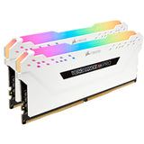 CORSAIR VENGEANCE® RGB PRO 16 Go (2 x 8 Go) DDR4 3000 MHz C15 — blanc - ESP-Tech