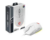 MSI Clutch GM11 White Souris Gamer - S12-0401950-CLA - ESP-Tech