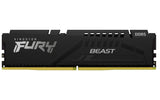 Kingston Fury™ Beast DDR5 - 32 Go (2 x 16 Go) - 4800 MT/s C38 - Intel XMP 3.0 - Noir KF548C38BBK2-32 - ESP-Tech
