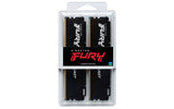 Kingston Fury™ Beast DDR5 - 64 Go (2 x 32 Go) - 5200 MT/s C40 - Intel XMP 3.0 - Noir KF552C40BBK2-64 - ESP-Tech