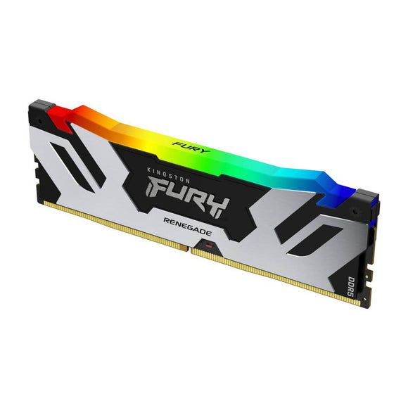 Kingston Fury™ Renegade RGB DDR5 - 16 Go (1 x 16 Go) - 7200 MT/s C38 - Intel XMP 3.0 - Noir/Argent KF572C38RSA-16 - ESP-Tech