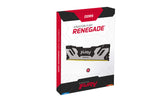 Kingston Fury™ Renegade DDR5 - 16 Go (1 x 16 Go) - 6400 MT/s C32 - Intel XMP 3.0 - Argent KF564C32RS-16 - ESP-Tech