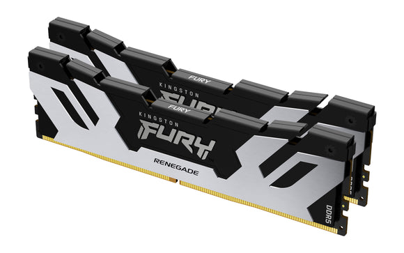Kingston Fury™ Renegade DDR5 - 32 Go (2 x 16 Go) - 6800 MT/s C36 - Intel XMP 3.0 - Argent KF568C36RSK2-32 - ESP-Tech